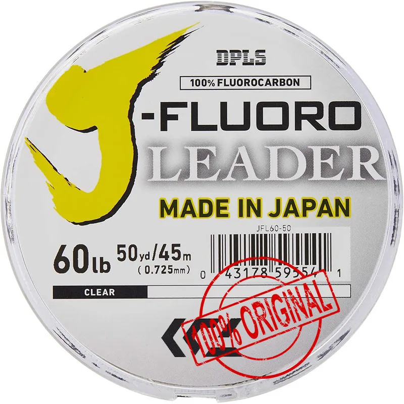 Fluorocarbon Line - Daiwaij-フルオロカーボン製の釣り糸,炭素繊維,長さ: 50m, 100m, 4-80lb