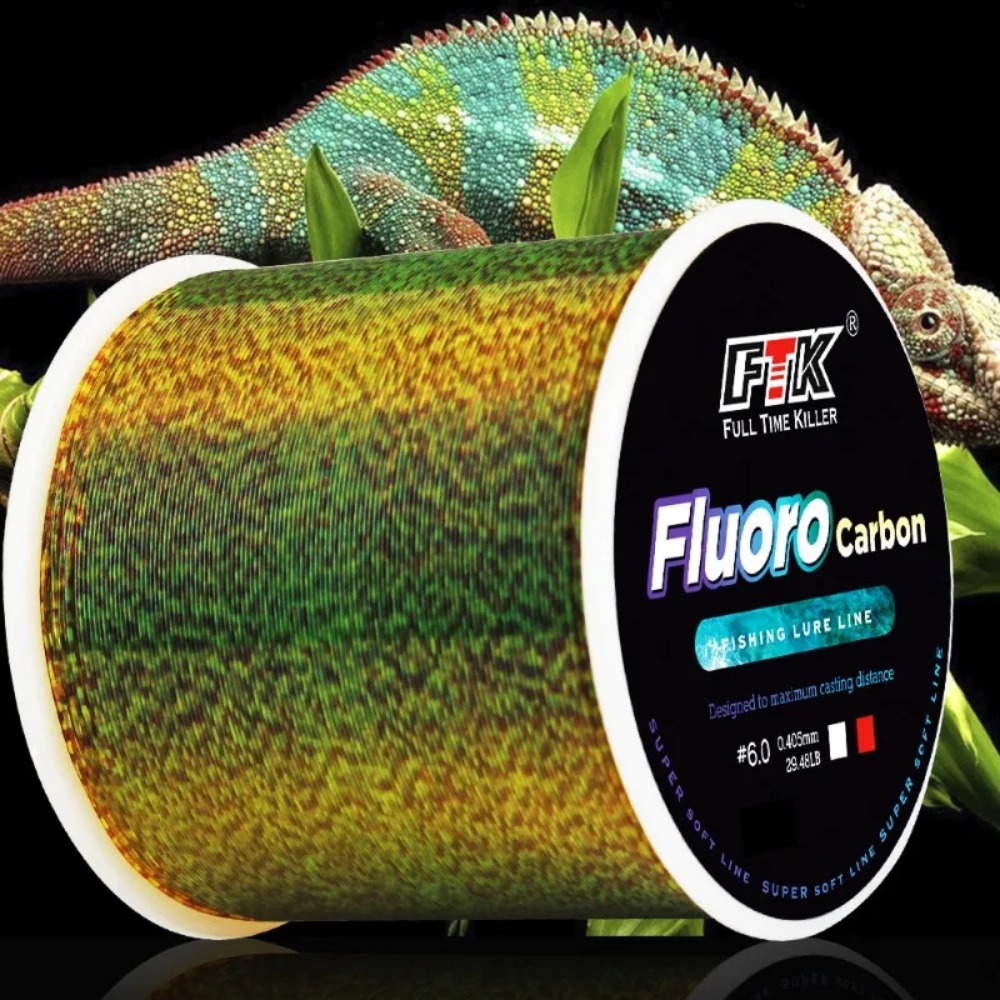 Fluorocarbon Line - ビルリングス インビジブル スポットドライン、カモフラージュナイロンライン、カラーチェンジングフィッシングライン、耐摩耗性メインラインフロロカーボン