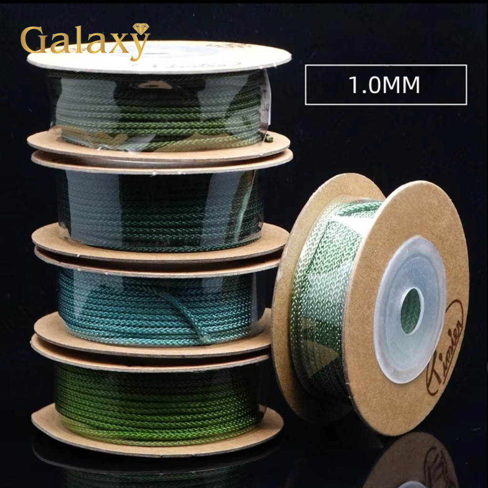 Braided Line - 18 メートル/ロールジュエリー糸 1.0 ミリメートル DIY ジュエリーメイキングブレスレットネックレス手作り編組ラインストリング用品