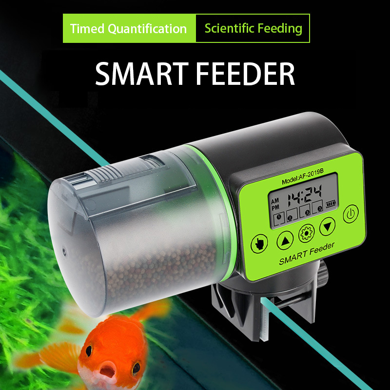 Fishing Line Dispenser - 自動デジタルフィッシュフィーダー,水槽,水族館フードディスペンサー,インテリジェントタイミング,電気魚給餌ツール