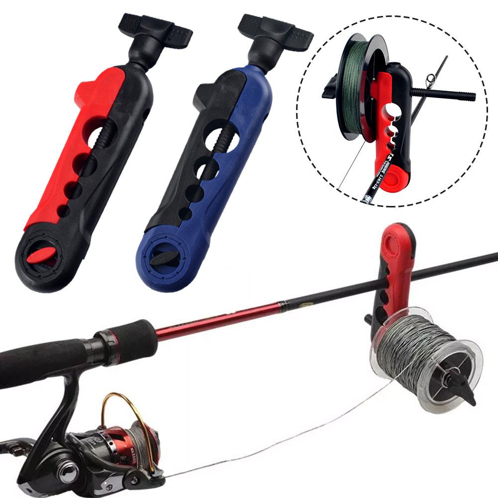 Fishing Line Dispenser - ポータブル釣り糸ワインダースプールロッドホルダーツールスプーラーマシンスピニングリールベイトキャスティングリールスプーリング釣り用品