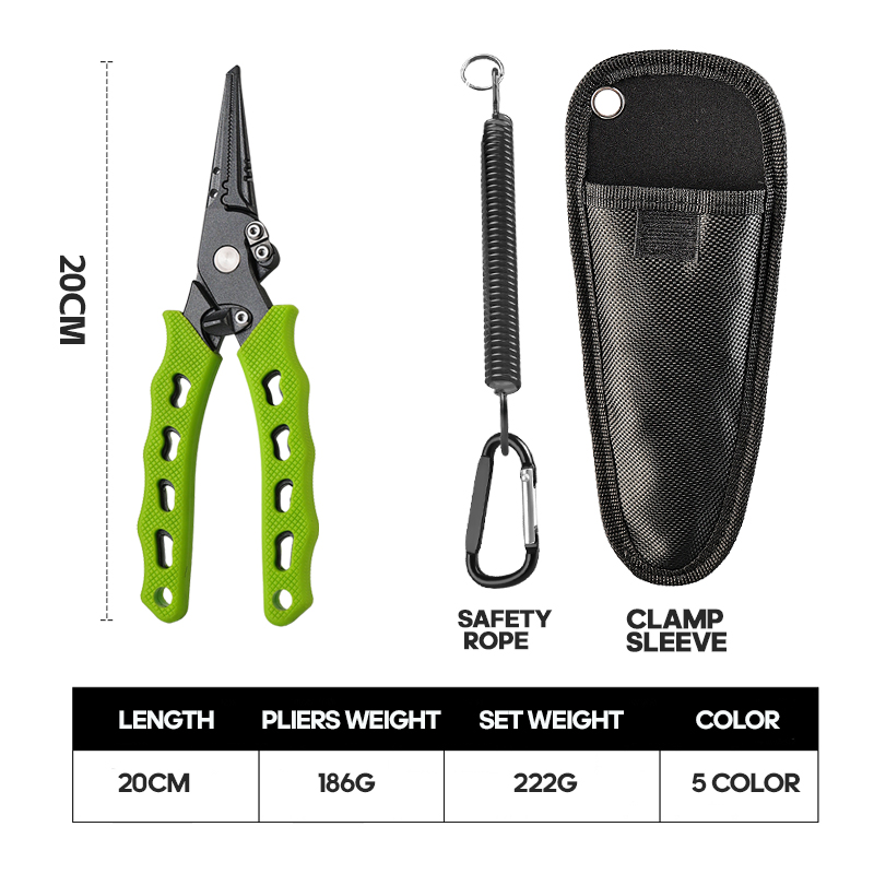 TAIYU 5色ステンレス鋼ルアープライヤー釣り用プライヤー - Fishing Line Cutter のレビューと価格