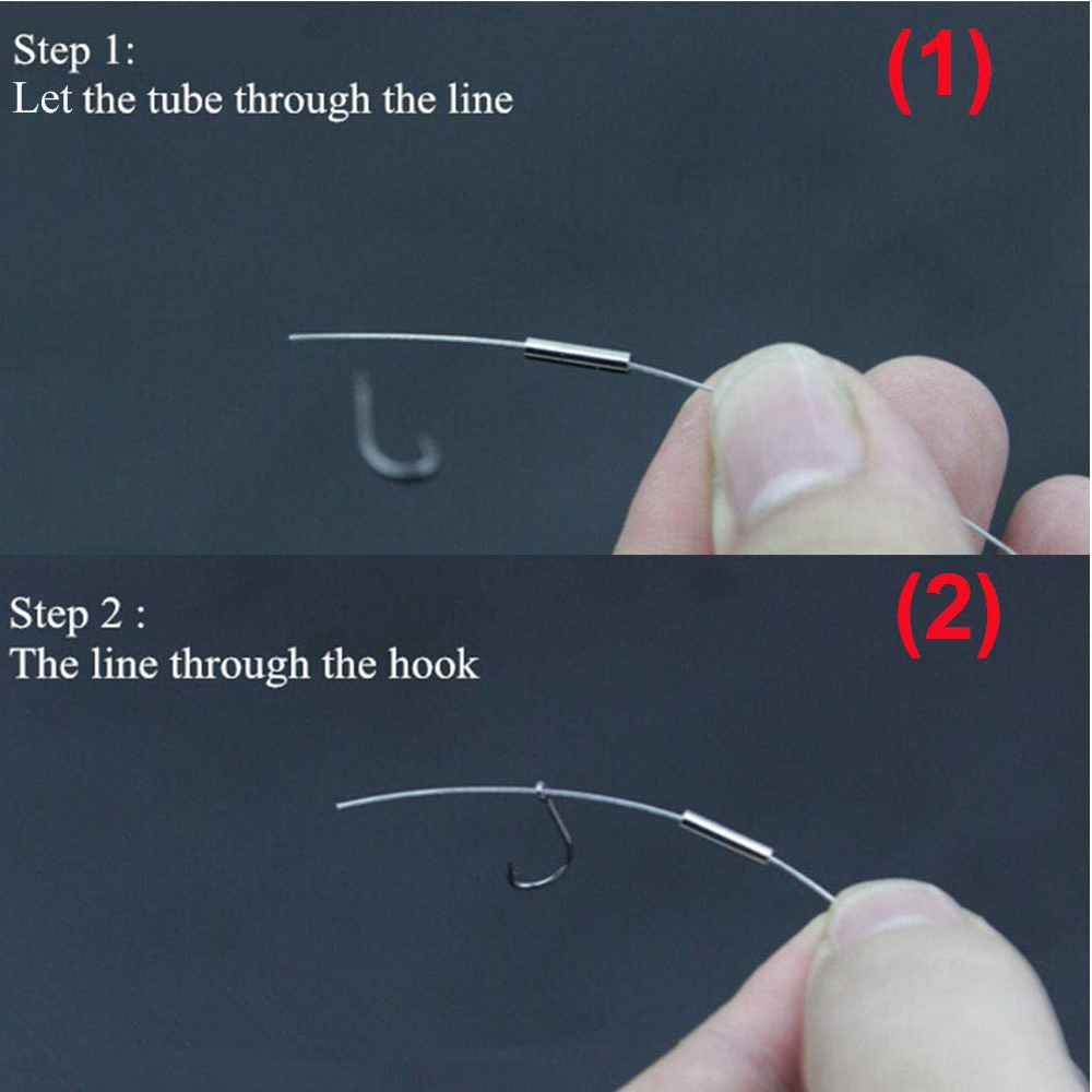 銅釣り糸コネクター,180ピース/箱0.6mm-1.4mm, - Fishing Line Box のレビューと価格