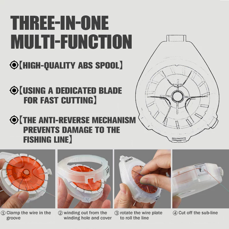 ZUKIBO カーボンラインボックス多機能釣り糸巻き取りボー - Fishing Line Winder のレビューと価格