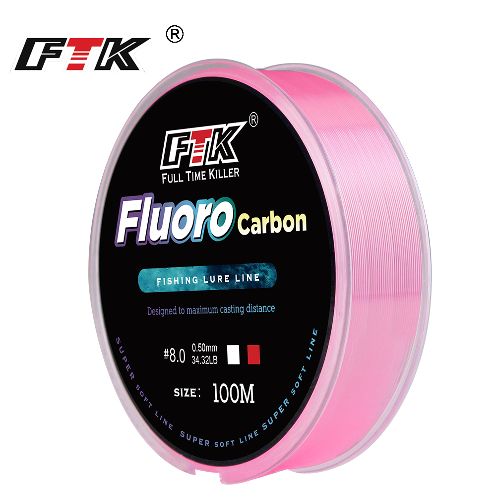 FTK 100m 4.13-34.32LB フロロカーボン釣 - Fluorocarbon Line のレビューと価格