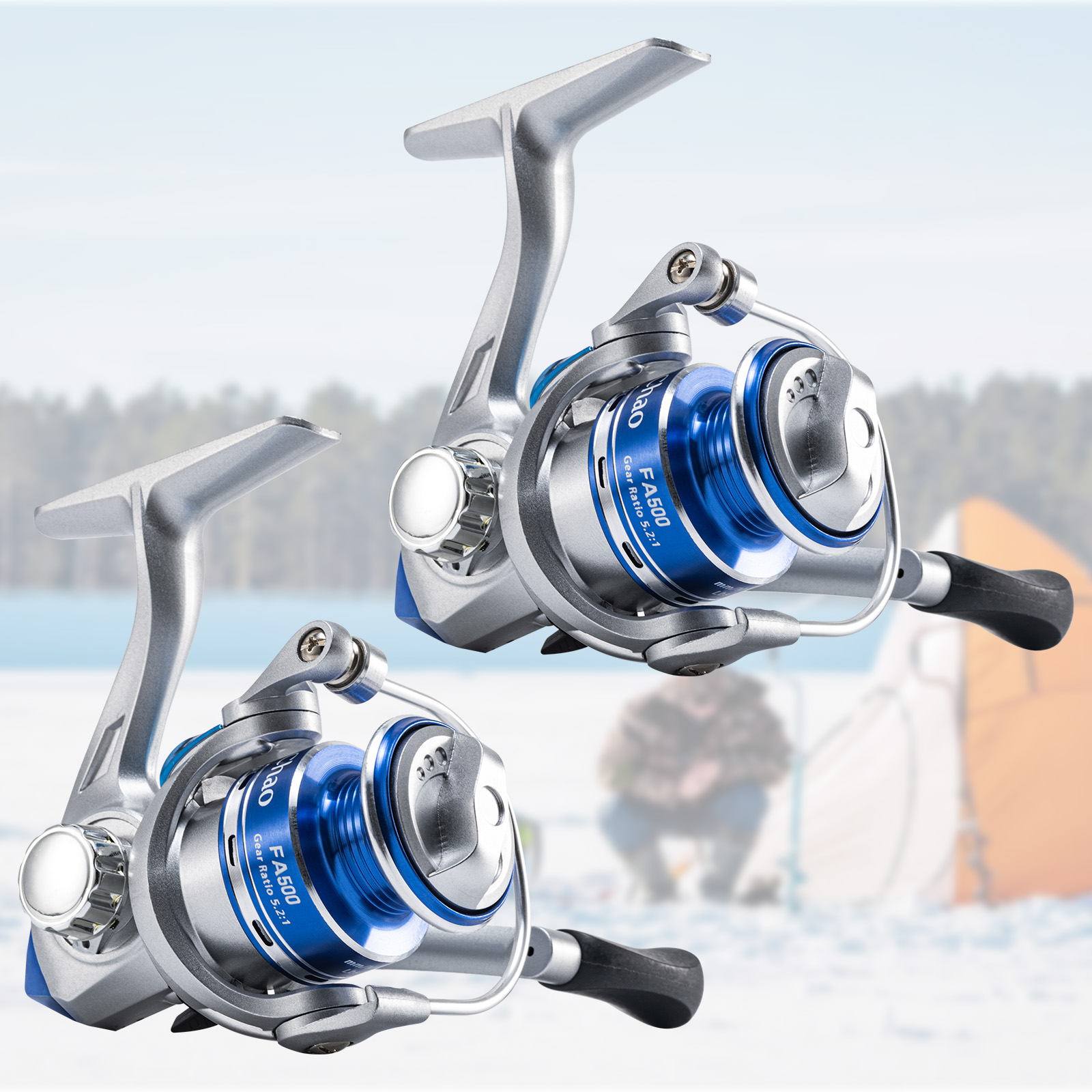 Goture 新しいアイスフィッシングリール冬ギア比 5.2 - Ice Fishing Line のレビューと価格