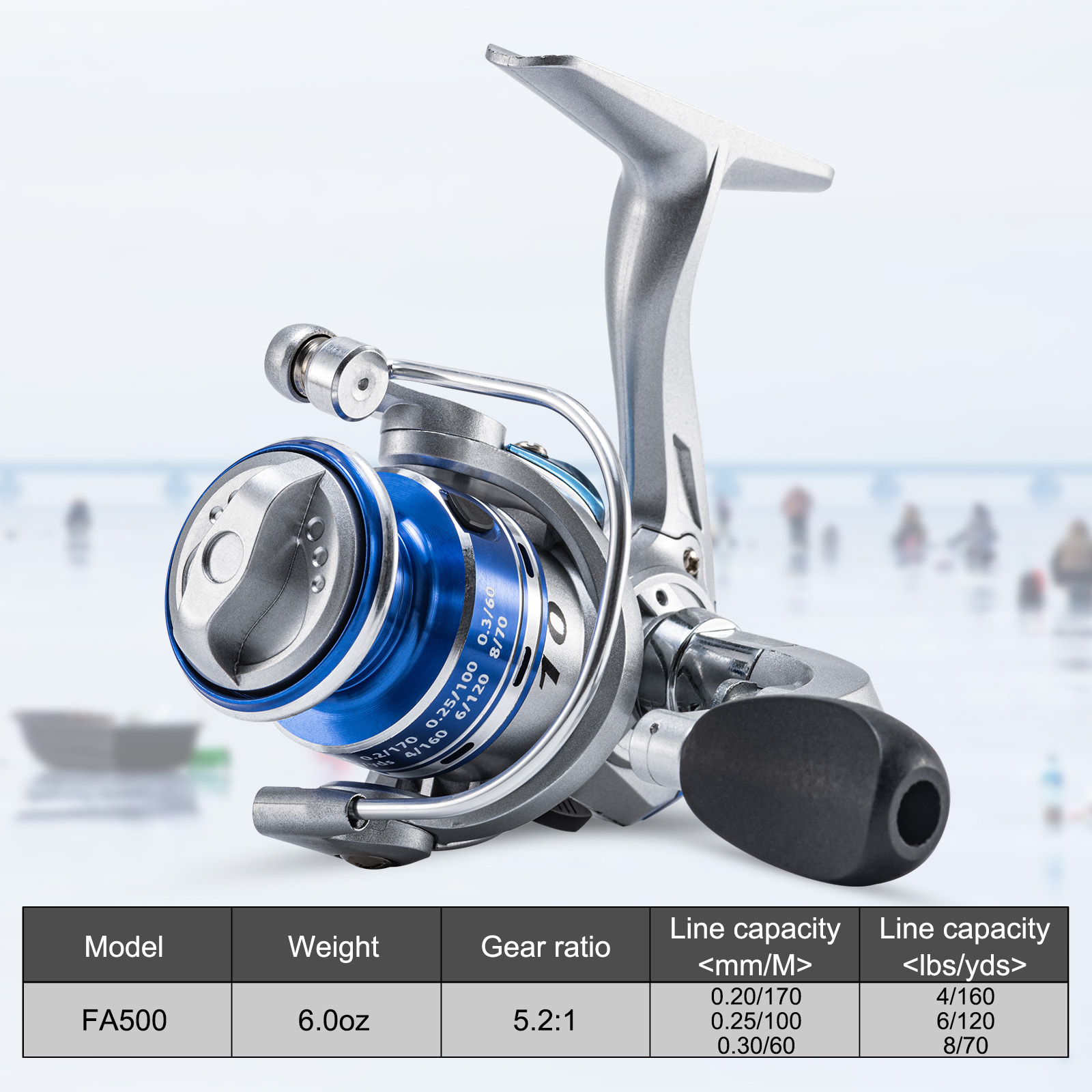 Goture 新しいアイスフィッシングリール冬ギア比 5.2 - Ice Fishing Line のレビューと価格
