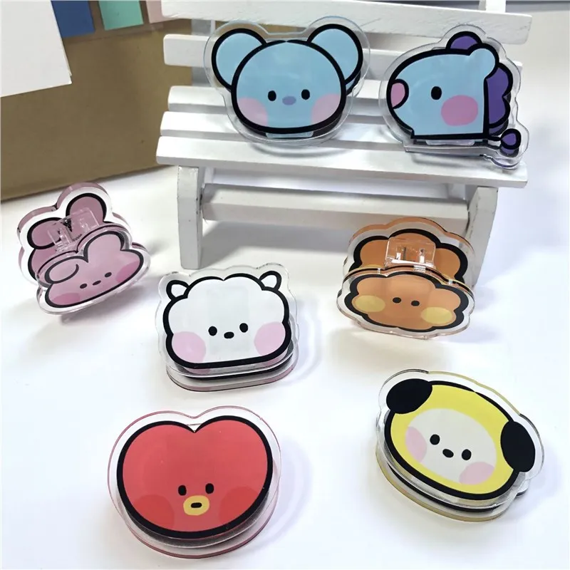 かわいい BT21 メモクリップアクリル収納ノート両面クリッ - Tippet Line のレビューと価格