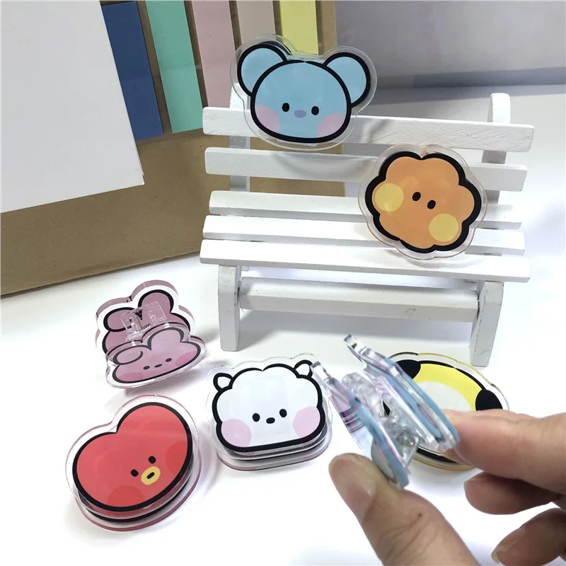 かわいい BT21 メモクリップアクリル収納ノート両面クリッ - Tippet Line のレビューと価格
