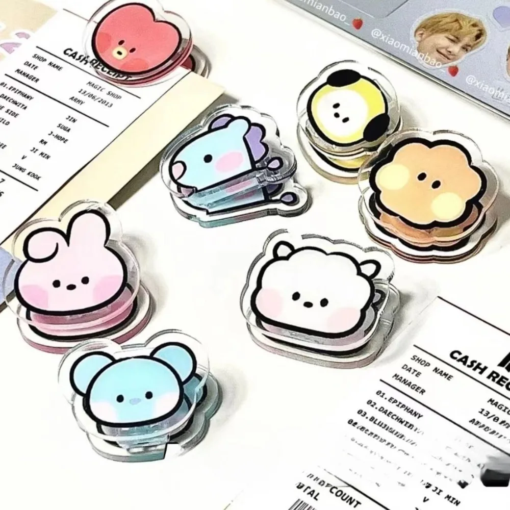 かわいい BT21 メモクリップアクリル収納ノート両面クリッ - Tippet Line のレビューと価格