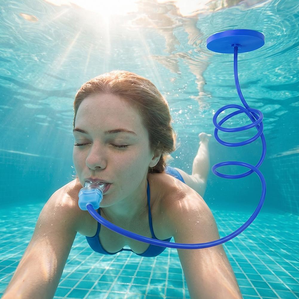 大人用ダイビング水泳シリコン水呼吸チューブ柔軟な表面シュノー - Saltwater Line のレビューと価格