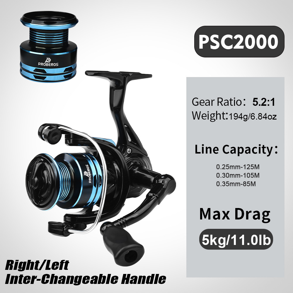 メタルスピニングリール 2000 シリーズ超軽量コンパクトサ - Ice Fishing Line のレビューと価格