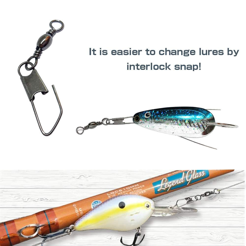 50 個ステンレス鋼スナップスイベル海水高強度スナップ釣りバ - Saltwater Line のレビューと価格