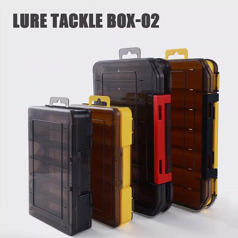 新しい両面釣り用ルアーボックス、12コンパートメント釣り道具 - Fishing Line Box のレビューと価格