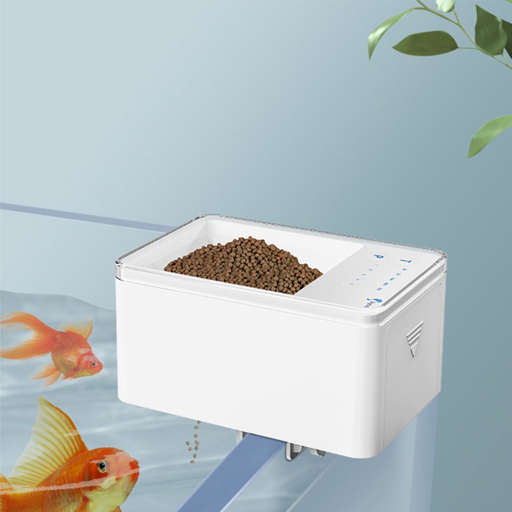小魚自動給餌器スマート魚の餌箱タイミング定量水槽アクセサリー - Fishing Line Dispenser のレビューと価格
