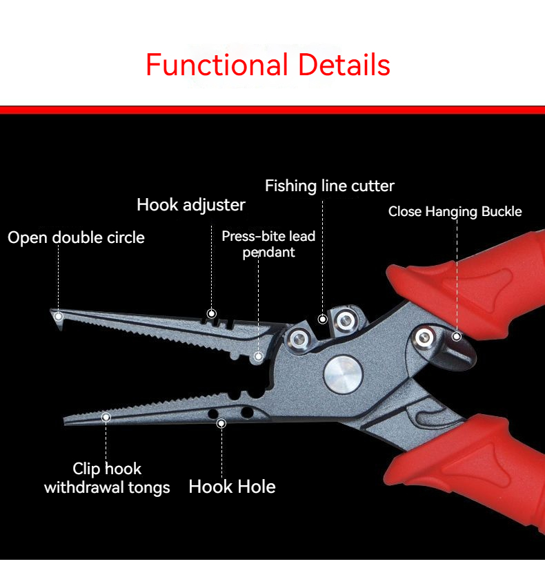 高精度の多機能釣りペンチ,釣り針ペンチ,魚制御ツール,釣り糸 - Fishing Line Cutter のレビューと価格