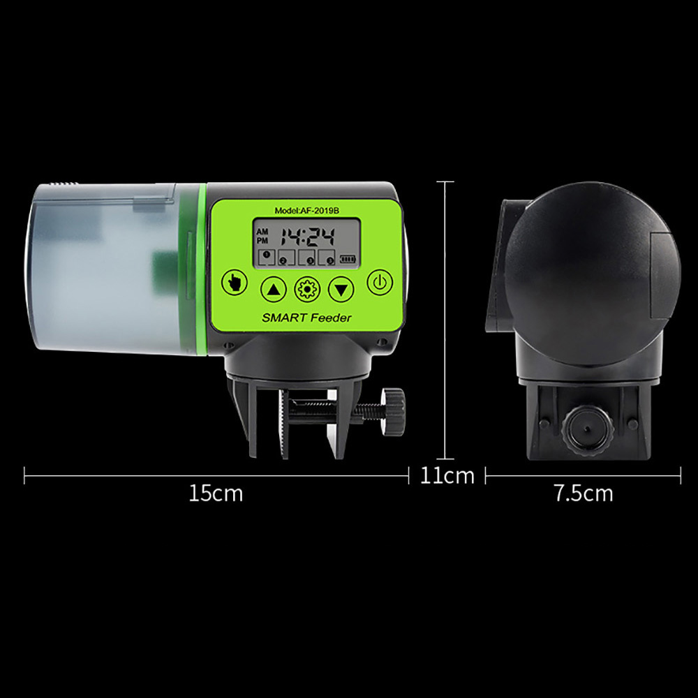 自動魚フィーダーデジタル水槽水族館フードディスペンサープラス - Fishing Line Dispenser のレビューと価格