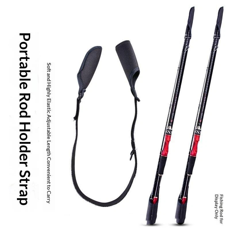 調節可能な釣り竿スリングストラップ、キャップ保護付き、ロッド - Fishing Line Spooler のレビューと価格