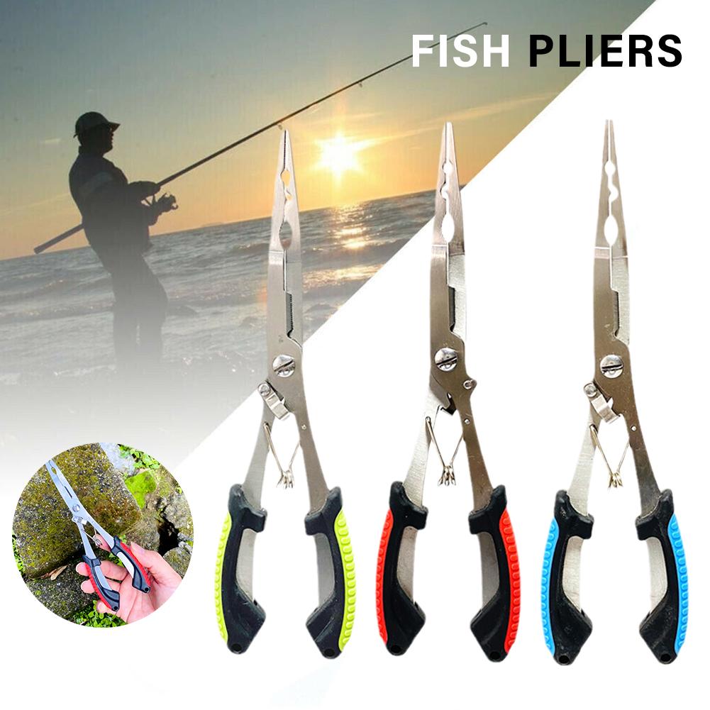 ステンレス鋼製釣り用プライヤー多機能スプリットリングオープナ - Fishing Line Cutter のレビューと価格