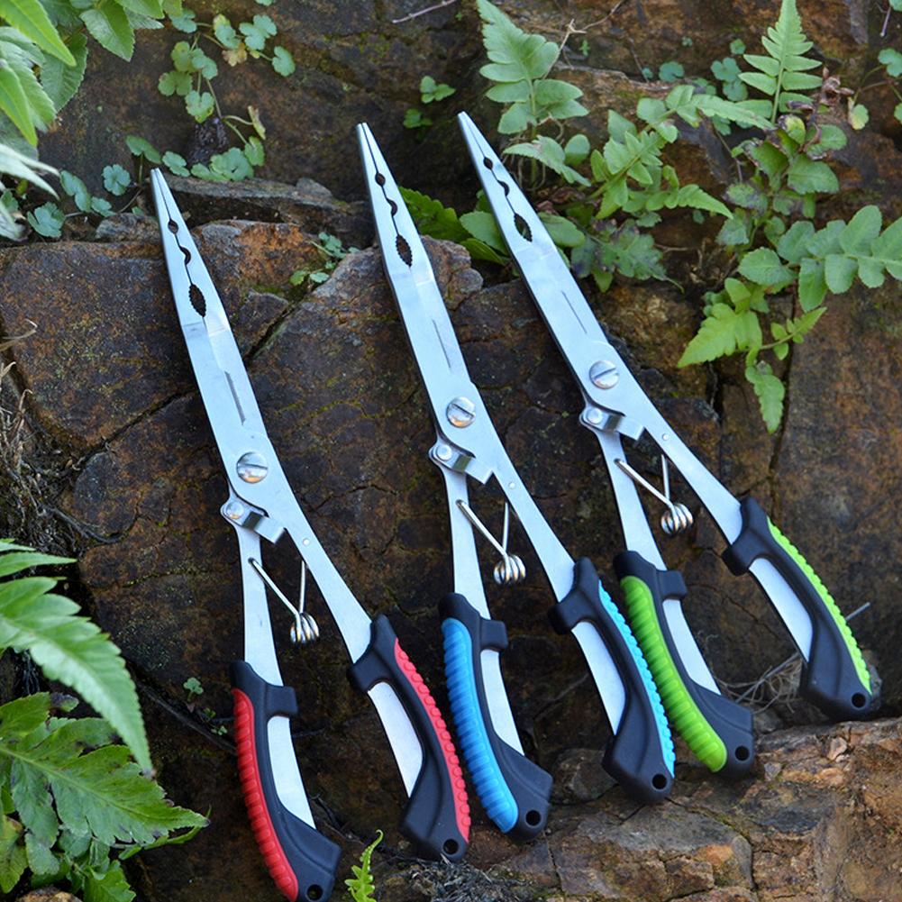 ステンレス鋼製釣り用プライヤー多機能スプリットリングオープナ - Fishing Line Cutter のレビューと価格