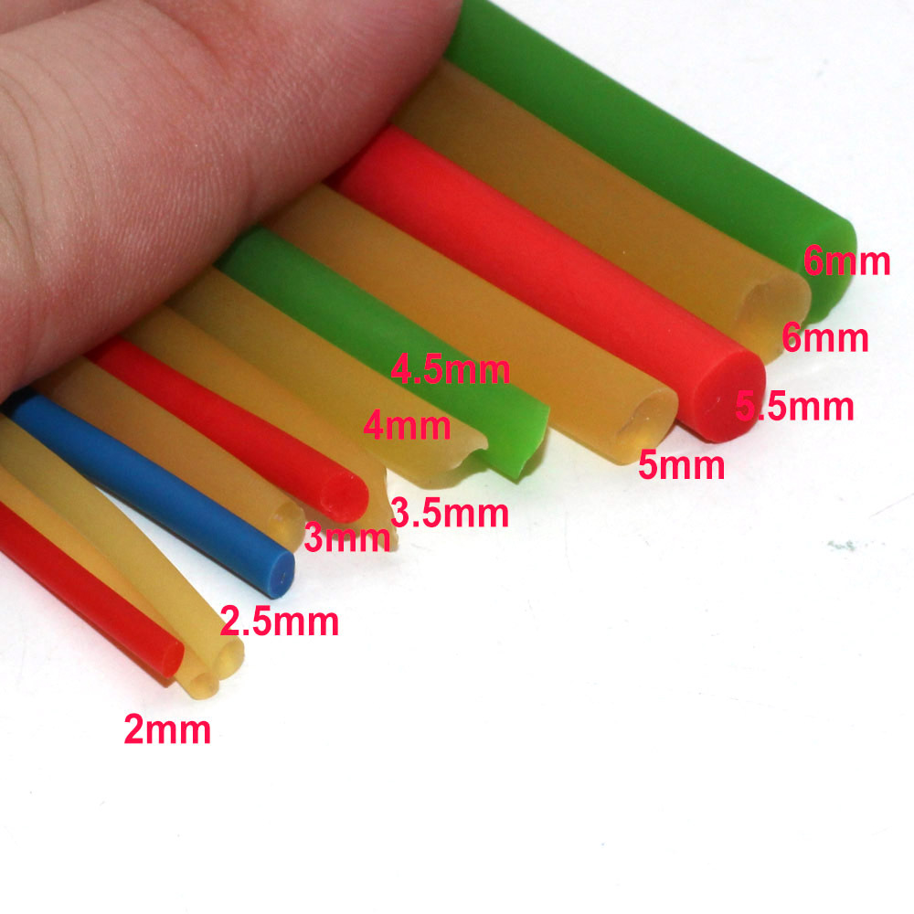 直径10/20m、2mm、3mmのラテックス弾性ソリッドラバ - Monofilament Line のレビューと価格