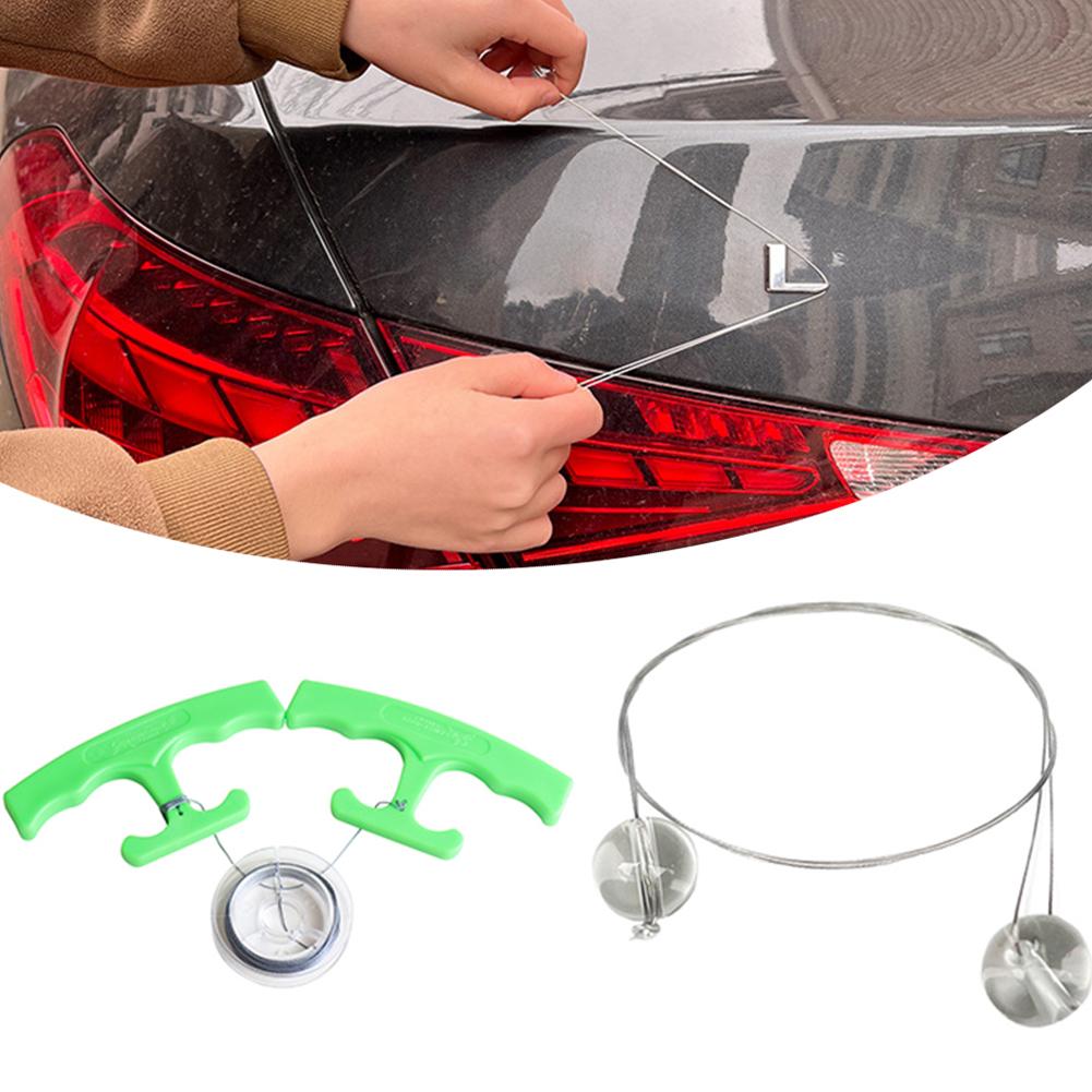 車のエンブレム除去ツールキット人間工学に基づいたロゴ＆ステッ - Monofilament Line のレビューと価格