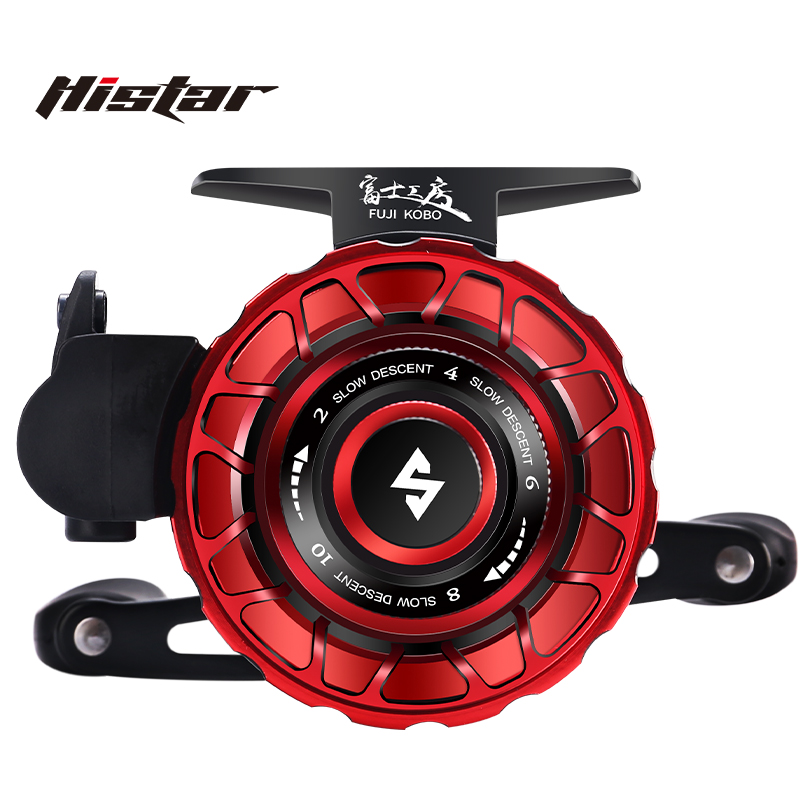 ハシダ 熱烈な月 フルメタルICEリール ラバーノブ 3.6 - Ice Fishing Line のレビューと価格