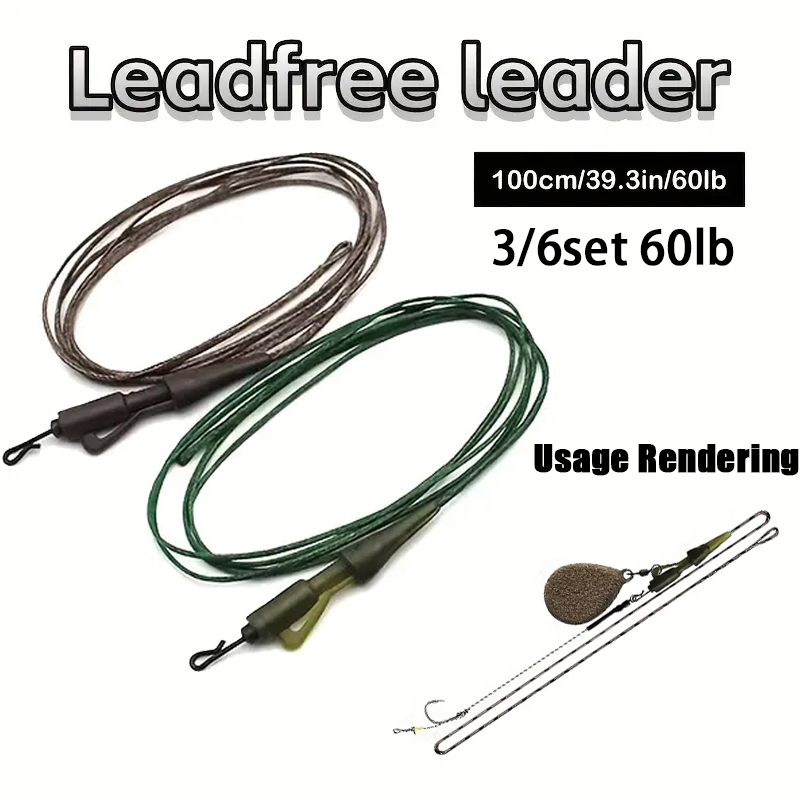 3/6個入り CarpCarp 釣り糸 レディータイド 10 - Leader Line のレビューと価格