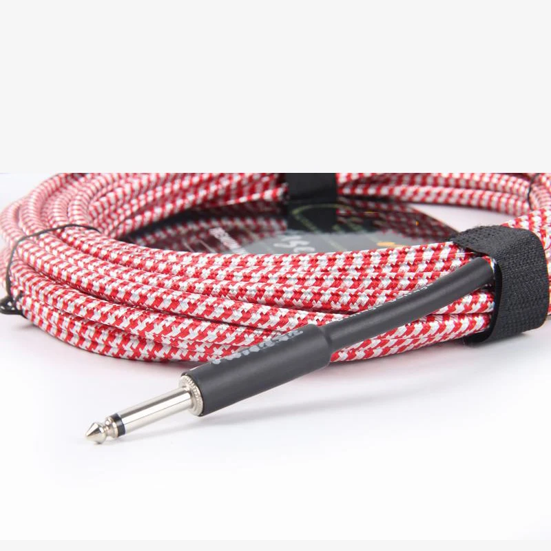 ギターケーブル ベース エレキボックス オーディオケーブル  - Braided Line のレビューと価格