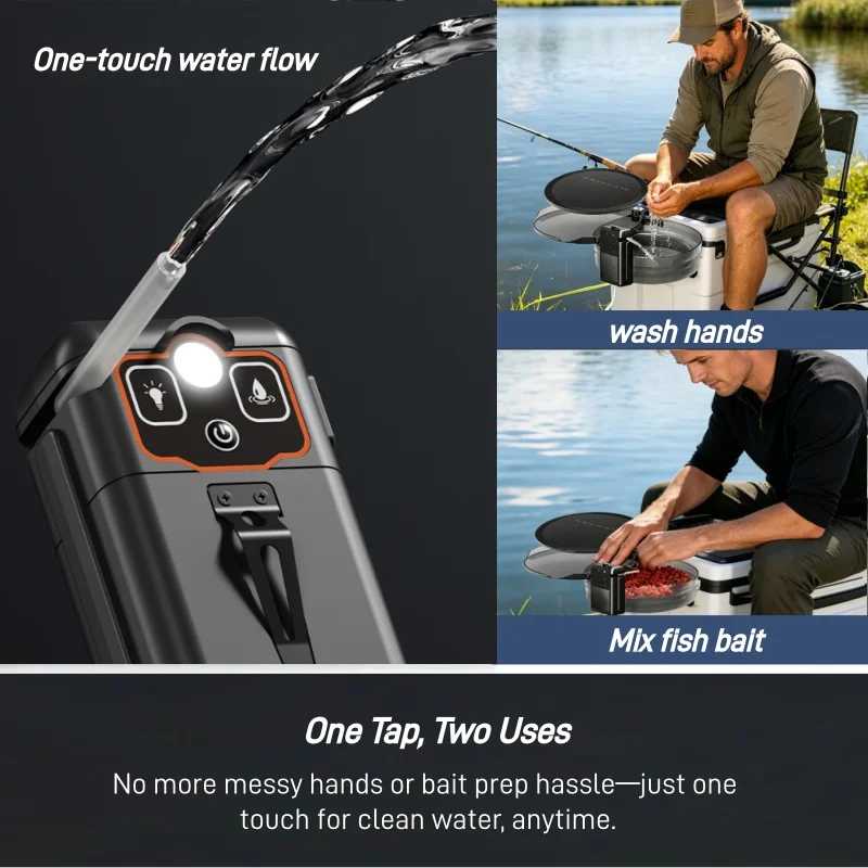ポータブル電動水移送ポンプ USB 充電式自動釣り餌混合ステ - Fishing Line Dispenser のレビューと価格