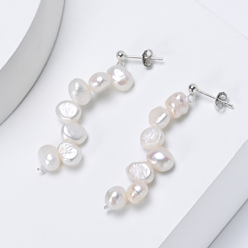女性と女の子のためのHENGSHENG-925スターリングシ - Freshwater Line のレビューと価格