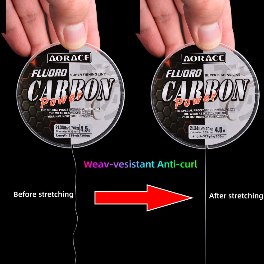 Aorace 300 メートルフロロカーボン釣り糸日本輸入炭 - Fluorocarbon Line のレビューと価格