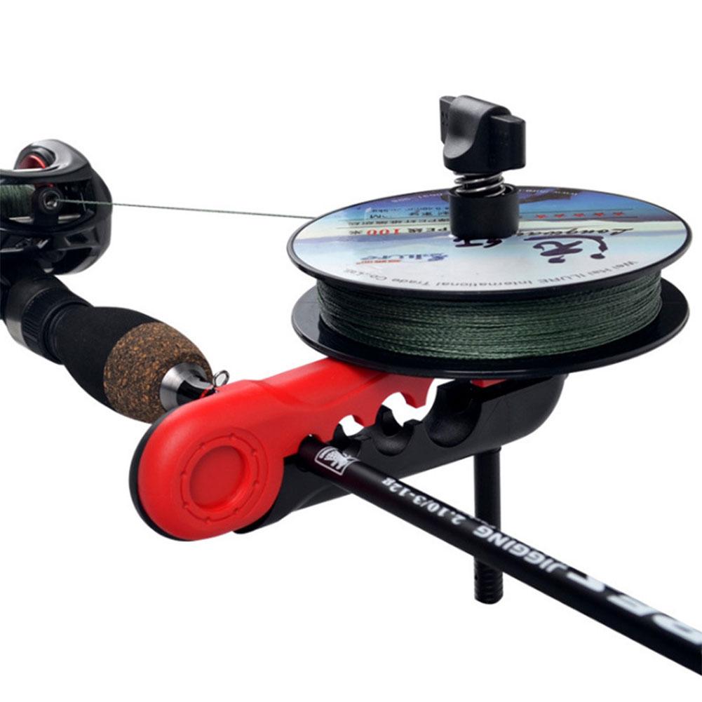ポータブル釣り糸ワインダースプールロッドホルダーツールスプー - Fishing Line Dispenser のレビューと価格