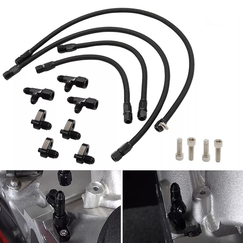 ⚡   スーパーセール AN4アダプター エンジン蒸気排気ホ - Braided Line のレビューと価格