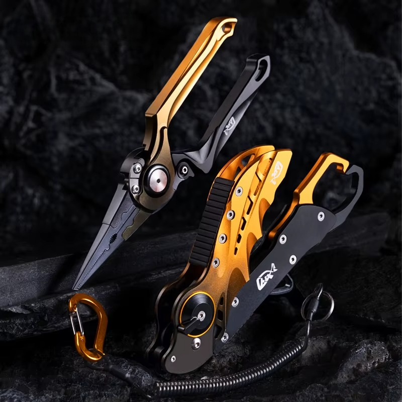 折りたたみアルミ合金フィッシングプライヤーグリップセット釣り - Fishing Line Cutter のレビューと価格