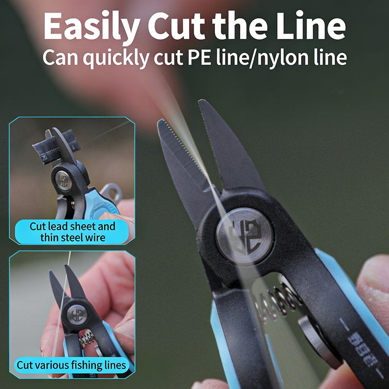 携帯用ステンレス鋼釣り用ルアーシザー、鋸歯状刃、PEラインカ - Fishing Line Cutter のレビューと価格